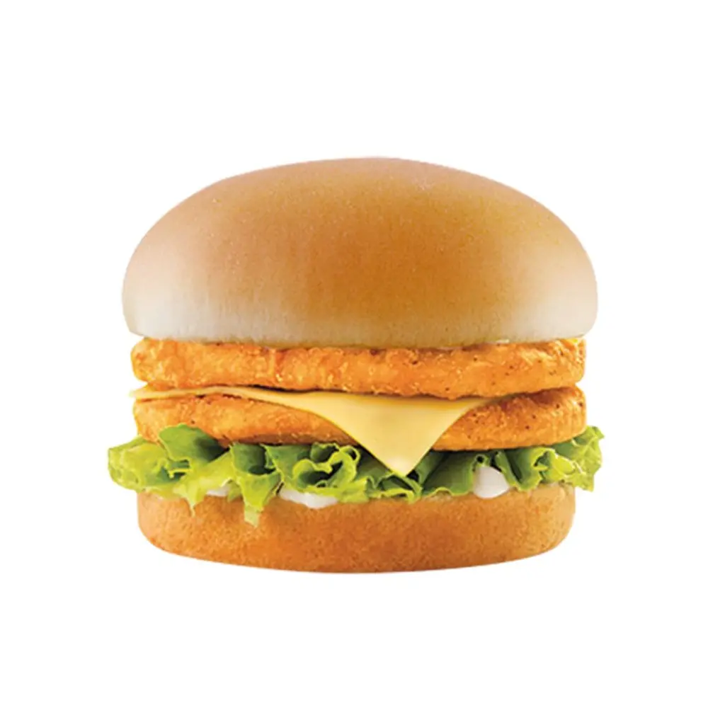 Double Chicken Burger With Cheese